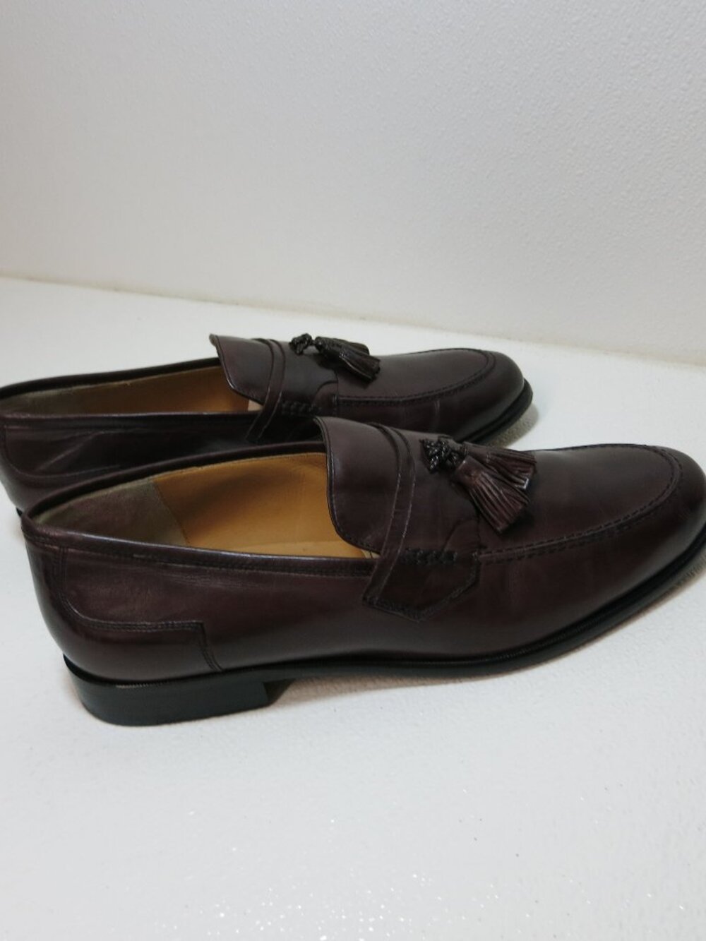 Johnston & Murphy Leather Dress Loafers Shoes Men's Footwear Moccasins Sz 11.5 M - Picture 4 of 7